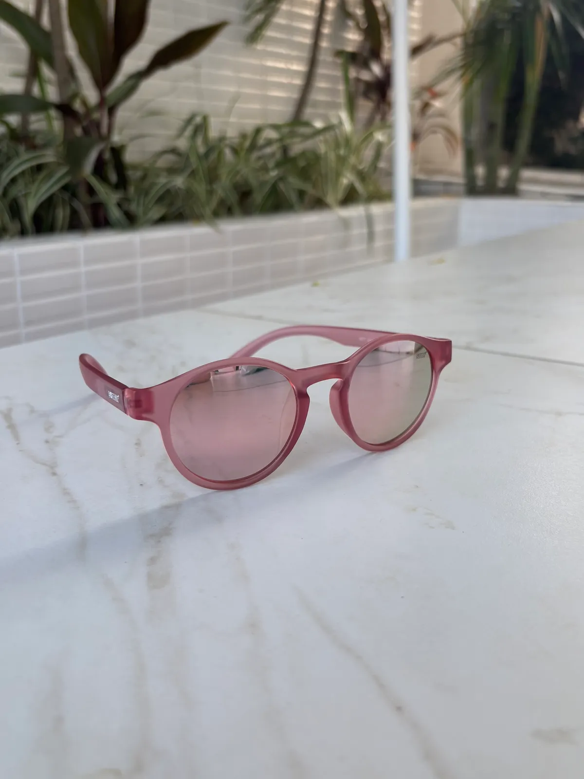 Óculos Endorphin Rosa - Detalhe