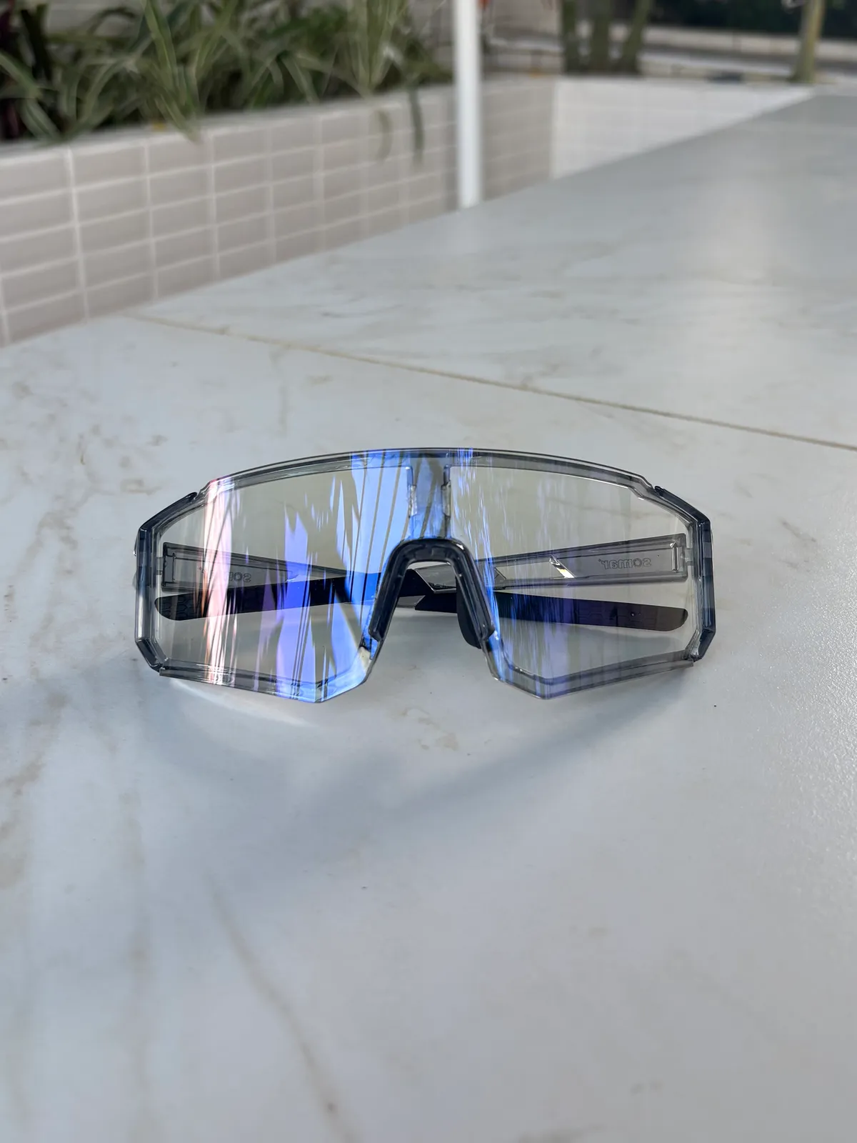 Óculos Radar Cinza / Azul